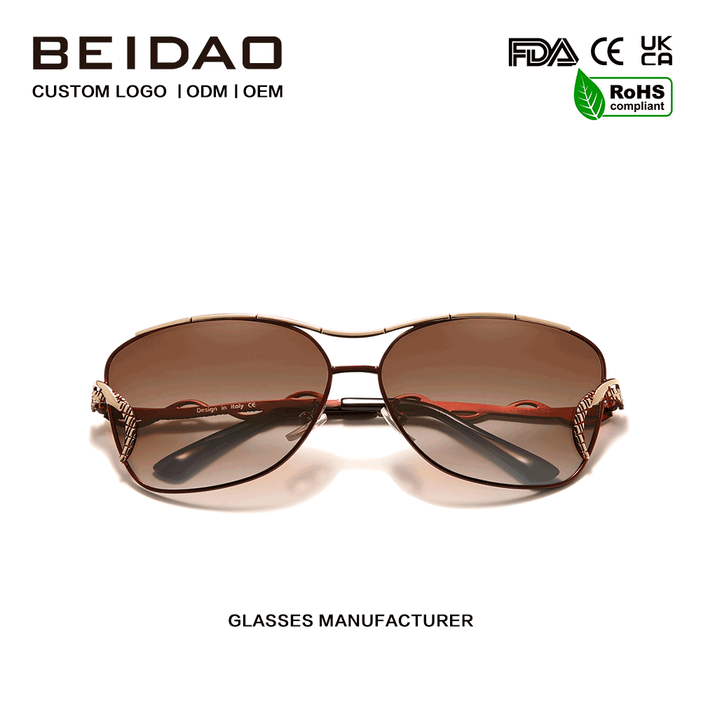 2026 Imeall Mór Iomlán Grádán UV400 Cosaint Sunglasses Tiomáint