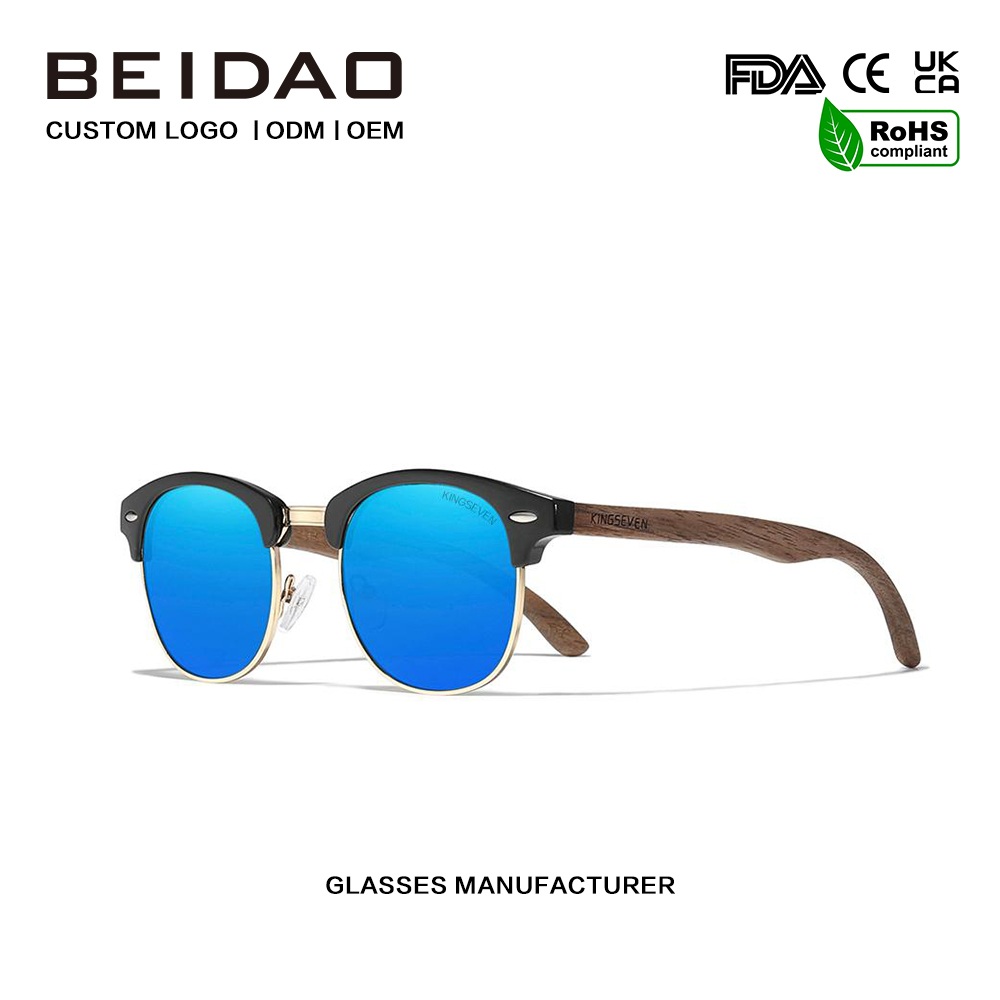 Sunglasses Adhmaid Walnut Polarized Gorm