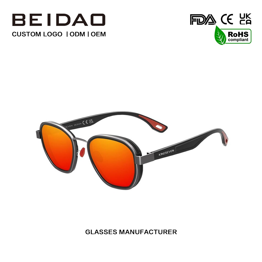 Dearadh Branda Sunglasses Polaraithe Alúmanam