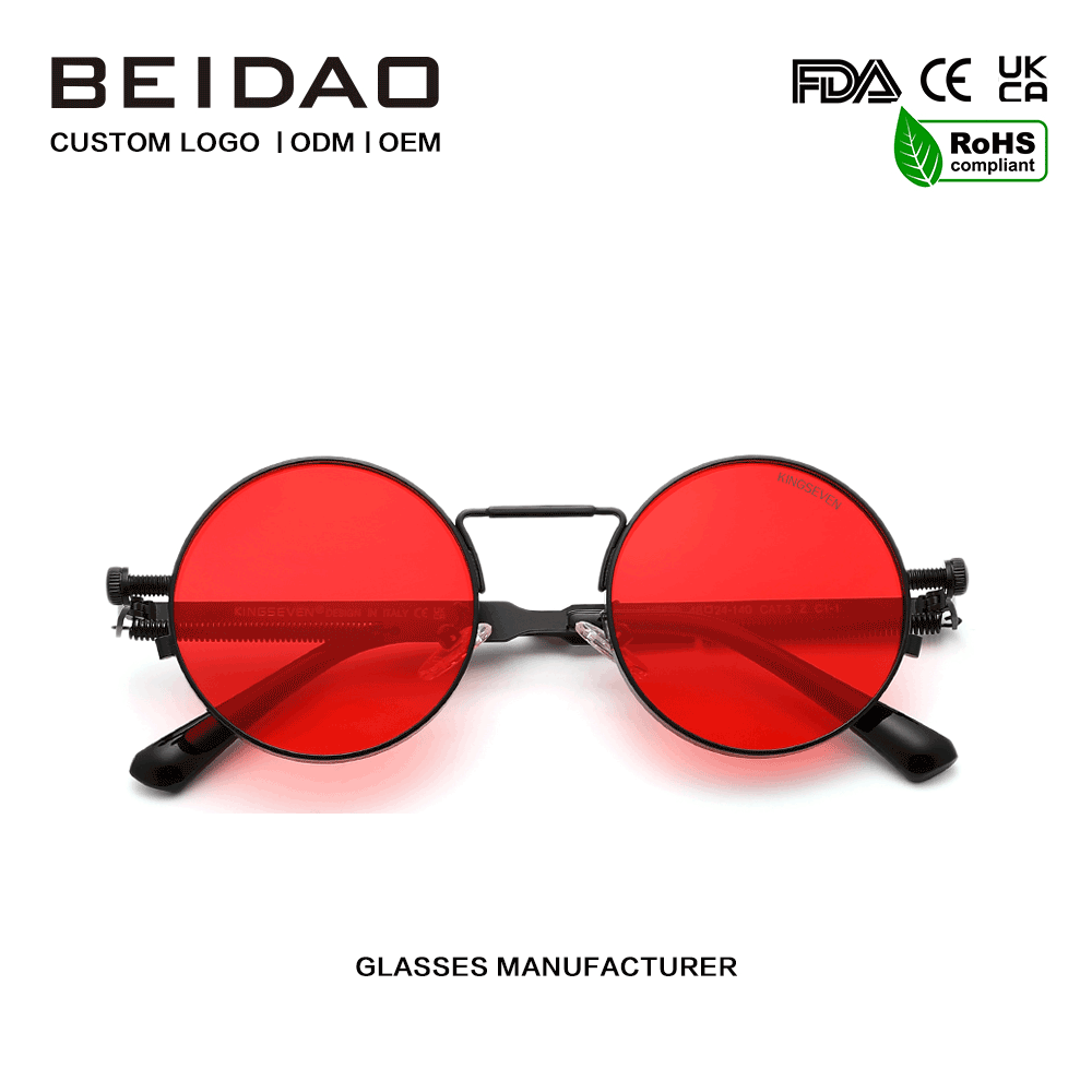 Dearthóir Cosaint UV400 Sunglasses Fráma Miotail Polaraithe d'Fhir