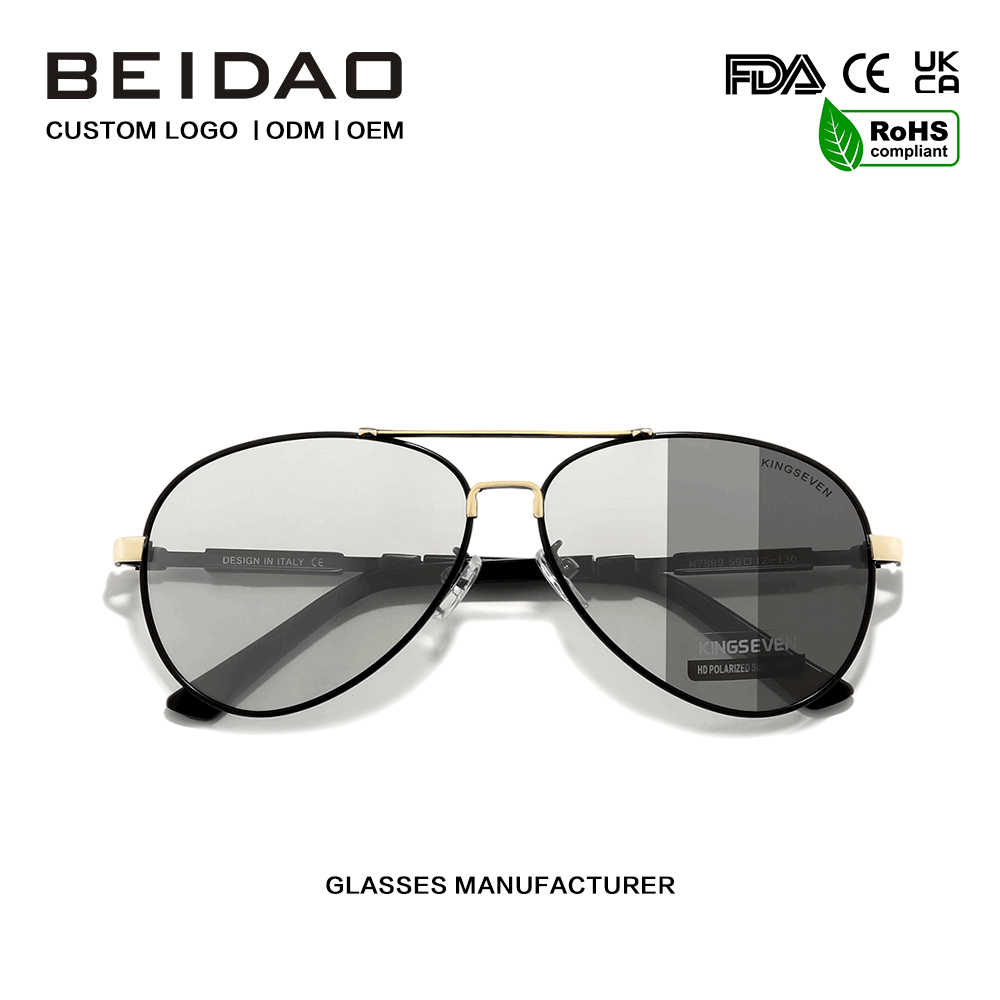 Faisean Sunglasses Alúmanam Polaraithe Imeall Iomlán
