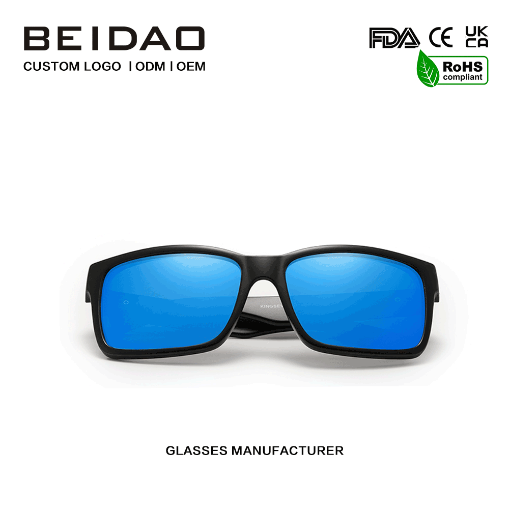 Faisean Díol Te Polarized Scáthán Shades Cearnóg Sunglasses