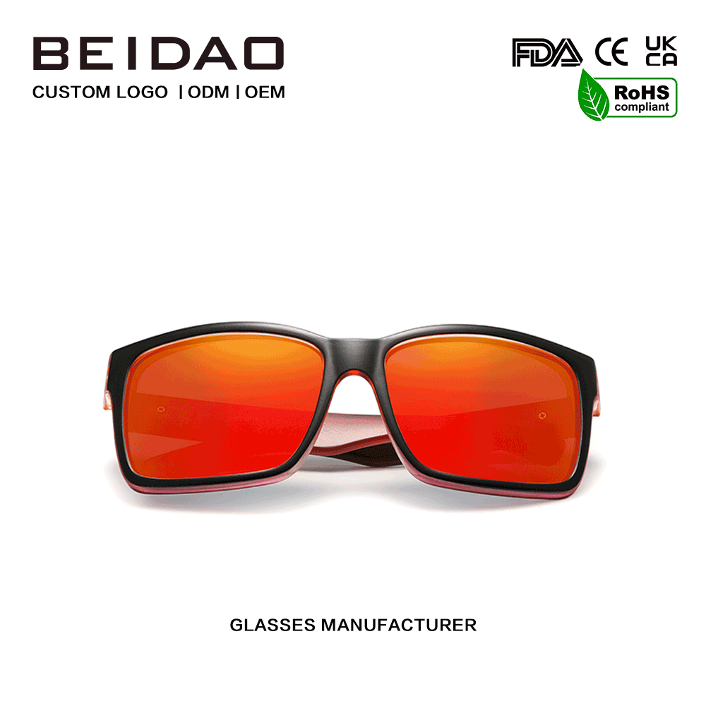 Faisean Díol Te Polaraithe Red Mirro Lionsaí Sunglasses