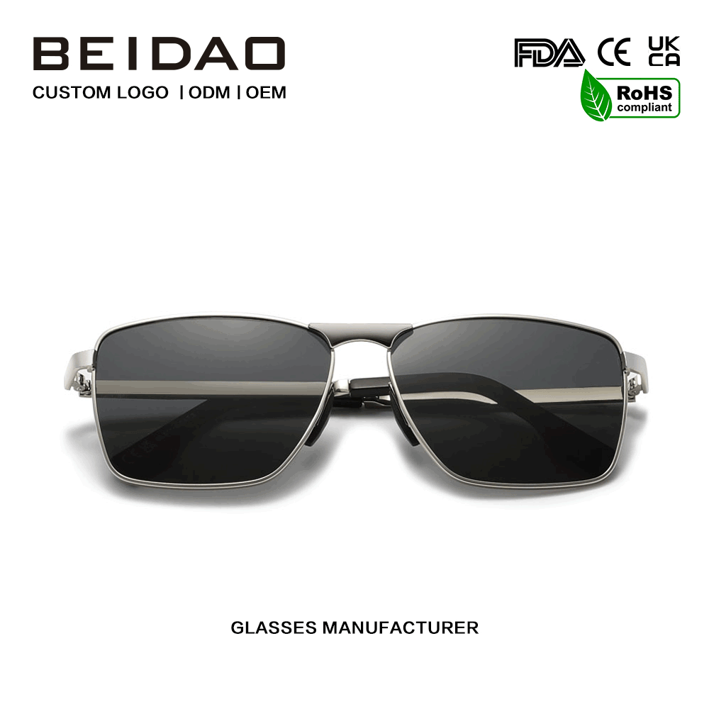 Só Alloy Square UV400 TAC Lionsaí Sunglasses Tiomáint