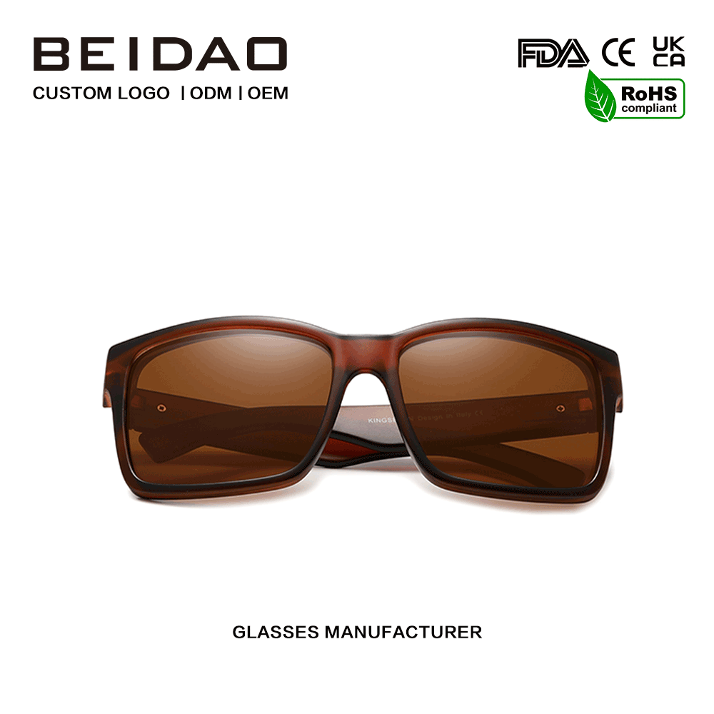 Scáthán Polaraithe Faisean na bhFear UV400 Lionsaí Sunglasses