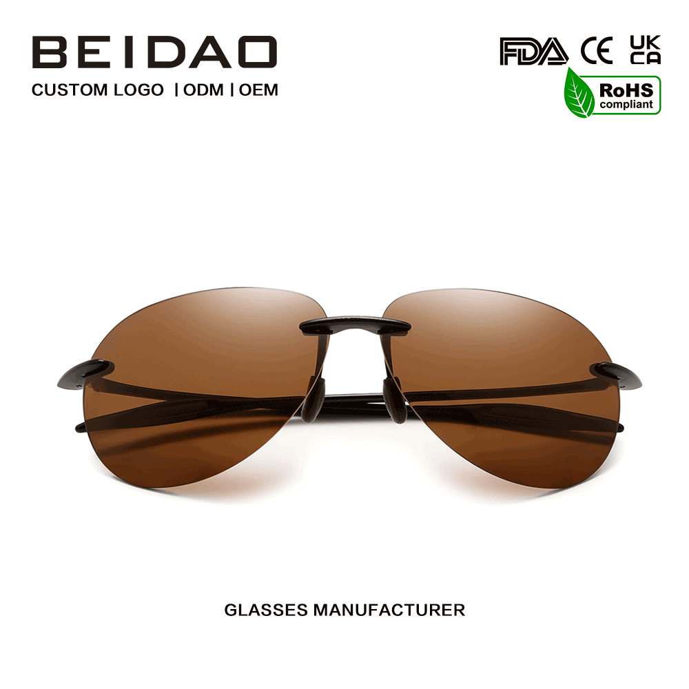 TR90 Sunglasses Fráma Ardchaighdeáin d'Fhir Mná