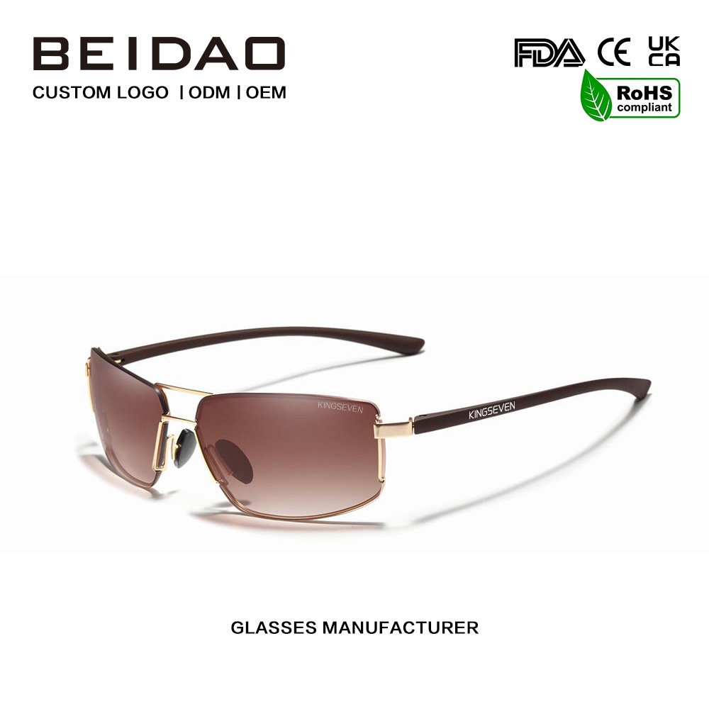 Sunglasses Polaraithe Alúmanam Unisex Vintage Square