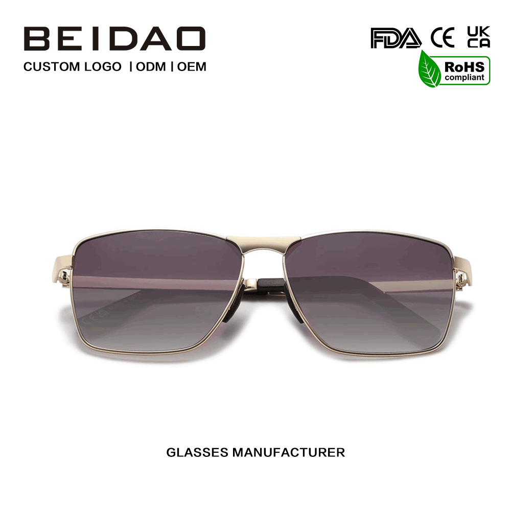Sunglasses Cosanta UV400 Dronuilleogach Vintage Gradient