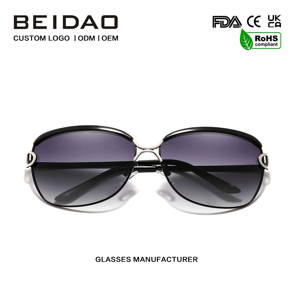 Sunglasses Grádán Cearnóg Polarized Oversized Só na mBan